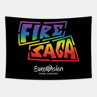 Fire Saga Logo (instrument case version) Tapestry