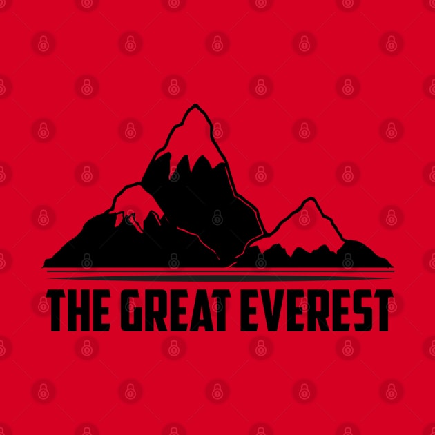 the great everest t-shirt by adouniss