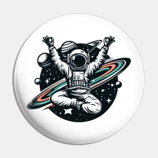 Yoga astronaut space Pin