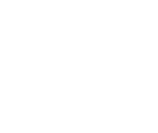 Surely Not Everybody Was Kung Fu Fighting Magnet