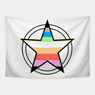 Queer Pride Pentacle Tapestry