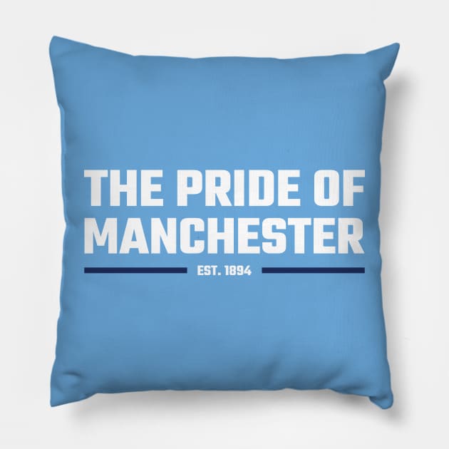 The Pride of Manchester Pillow by Footscore