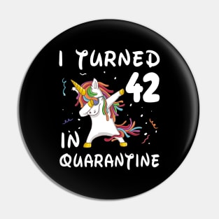 I Turned 42 In Quarantine Pin