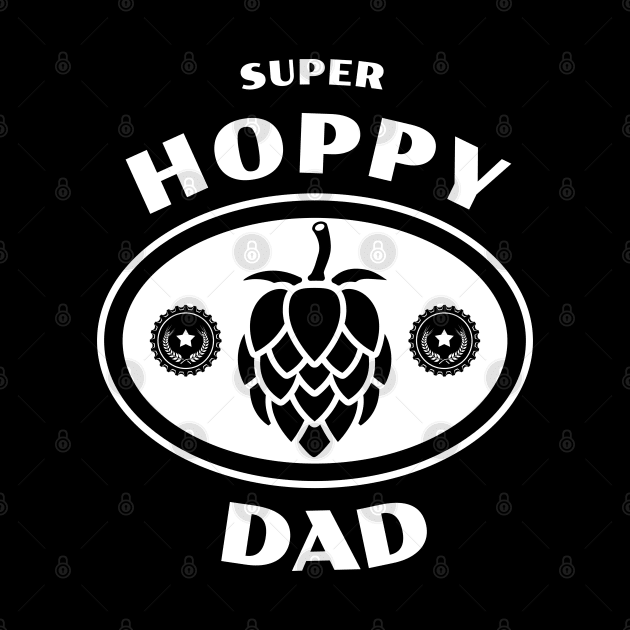 Super Hoppy Dad White by dkdesigns27