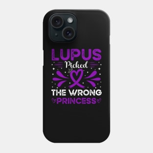 Lupus Picked The Wrong Princess Lupus Awareness Phone Case