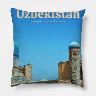 Visit Uzbekistan Pillow