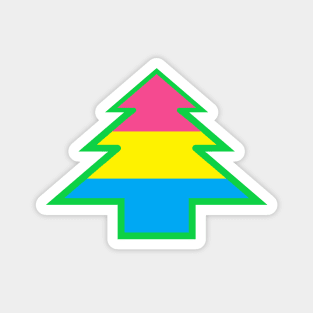 Pansexual/Panromantic Pride: Christmas Tree Magnet