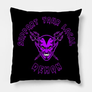 SUPPORT YOUR LOCAL DEMON 1 (P) Pillow