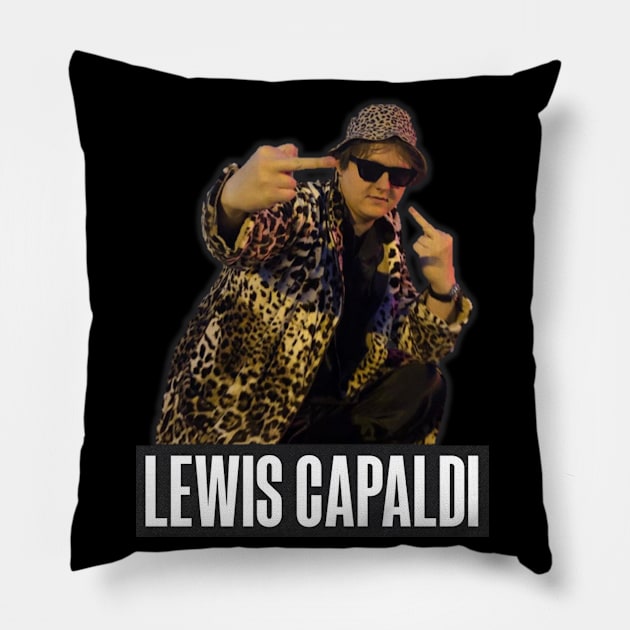 The Man, The Legend, Lewis Capaldi Pillow by Therouxgear