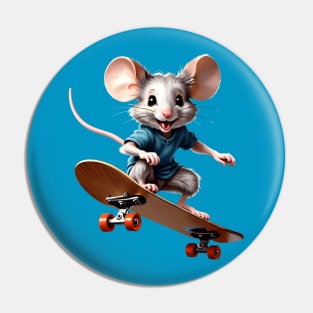 Skateboard Mouse Pin