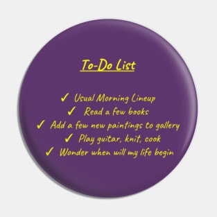 Tangled To-Do List Pin