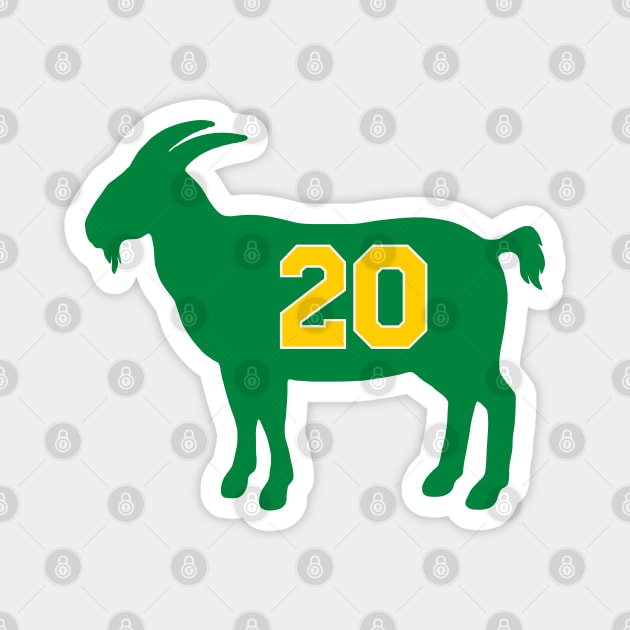 Gary Payton Seattle Goat Qiangy Magnet by qiangdade