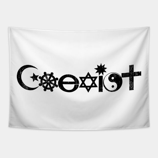 Coexist bumper Tapestry by Motivation sayings 