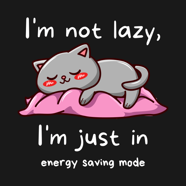 Lazy Cat by Bro Aesthetics