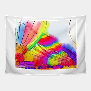 Balloon Setup Tapestry