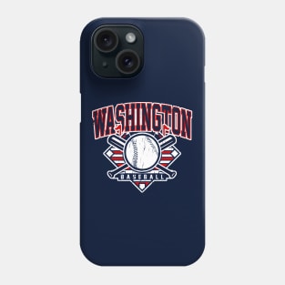 Vintage Washington Baseball Phone Case