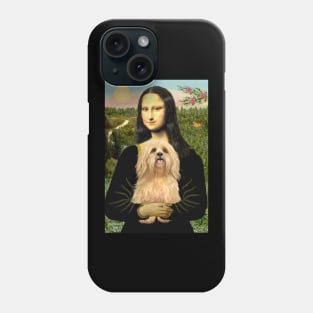 Mona Lisa's Golden Lhasa Apso Phone Case