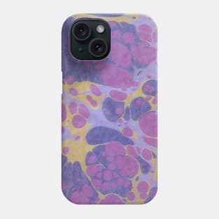 Ebru colored paper texture Phone Case