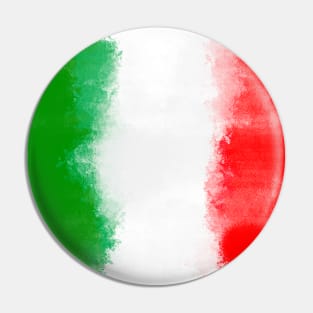 Italy Flag Spray Paint Pin