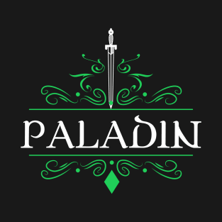 Paladin Character Class Tabletop RPG Gaming T-Shirt