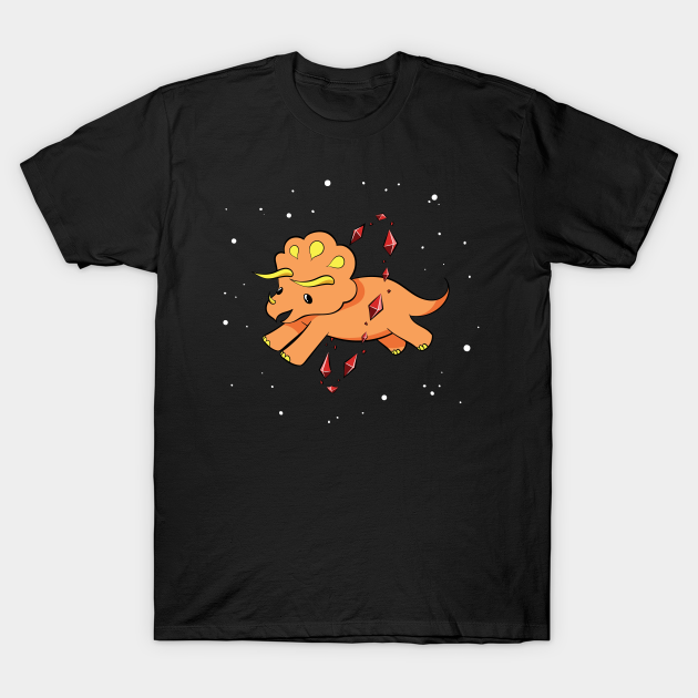 Discover Tricera-rocks (Warm) - Dinosaur - T-Shirt