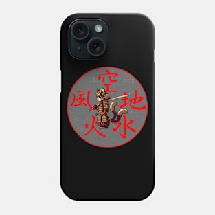 Samurai Two Tailed Tom - Niten ichi-ryū - Grunge Style Phone Case