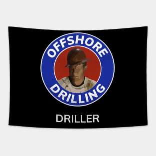 Oil & Gas Offshore Drilling Classic Series - Driller Tapestry