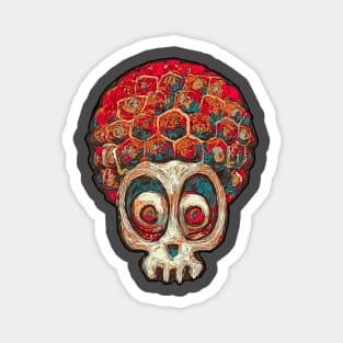 Candy Apple skull Magnet