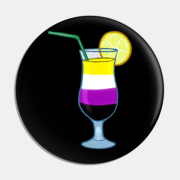 Nonbinary cocktail #1 Pin by gaypompeii