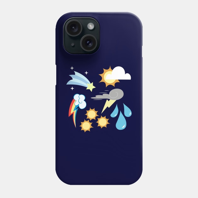 My little Pony - Weather Team Cutie Mark Special Phone Case by ariados4711