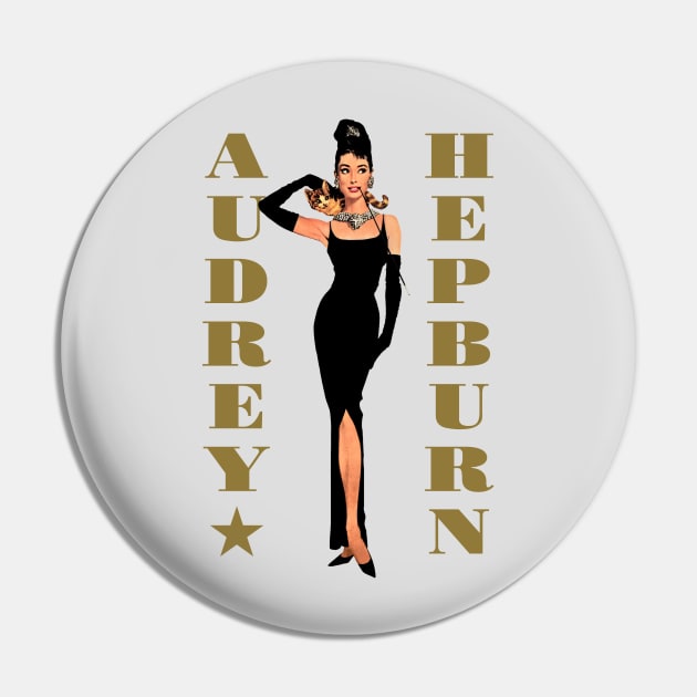 Audrey Hepburn Pin by PLAYDIGITAL2020