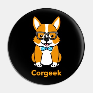 Cute Doggie - Corgi Corgeek Pin