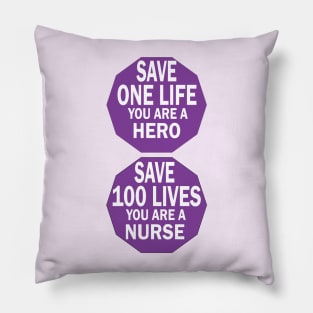 Nursing motivational Quotes Design for students and Nurses Pillow