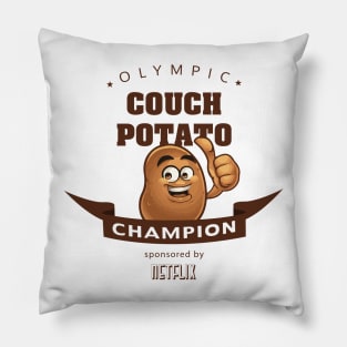 Olympic couch potato Pillow