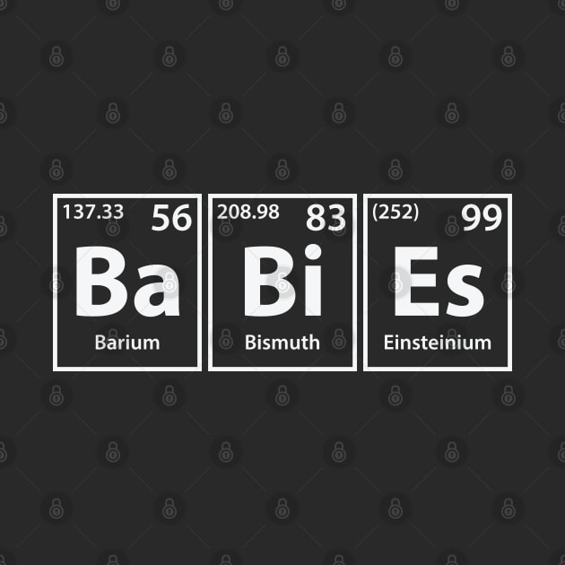 Babies (Ba-Bi-Es) Periodic Elements Spelling by cerebrands