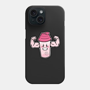 Protein Shaker gym bro Phone Case