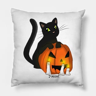 Pumpkin Cat 2 Pillow