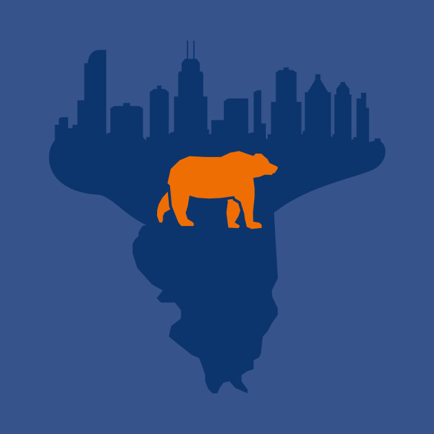 Discover Chicago Bears NFL Football, Illinois - Chicago Bears - T-Shirt