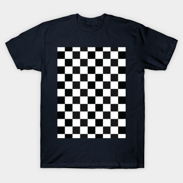 checkered chess pattern - Chess - T-Shirt | TeePublic