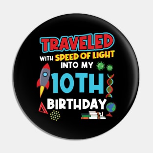 10. Birthday - Science Birthday Pin