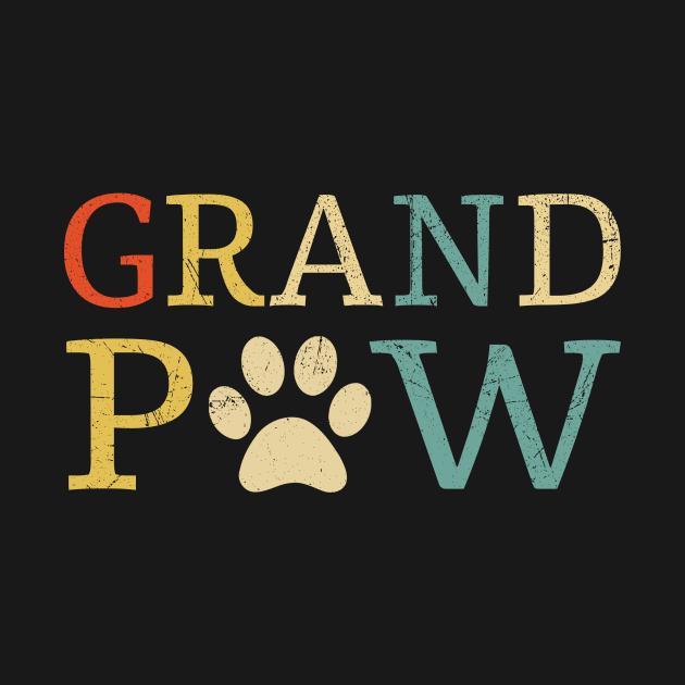 Grand Paw Vintage Shirt Funny Dog Lover Gift by Kelley Clothing