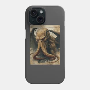 Vintage Japanese Cthulhu monster 3 Phone Case