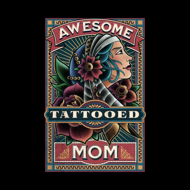 Awesome Tattooed Mom by danielcolumna_art