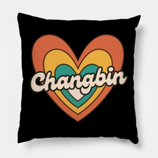 Retro Love Changbin SKZ Pillow