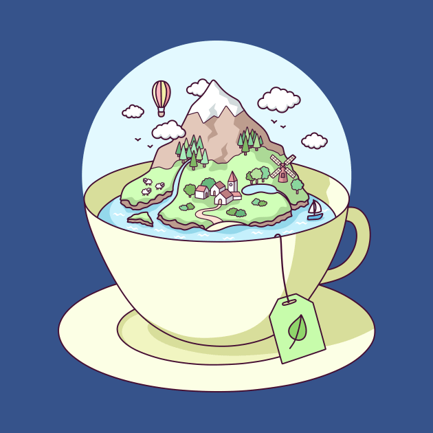 Tea Island by sombrasblancas