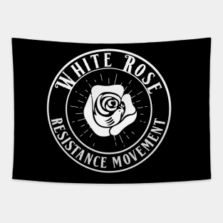 THE WHITE ROSE (WW2 RESISTANCE SYMBOL) Tapestry