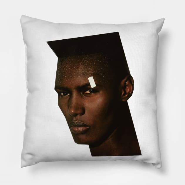 grace jones - living my life Pillow by goatboyjr