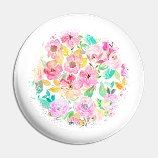 Classy watercolor hand paint floral design Pin