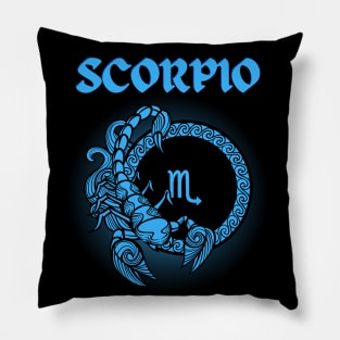 Scorpio Scorpion Gothic Style Pillow
