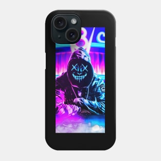 Neon Mask Face Artwork Phone Case